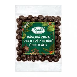 Kávová zrna v polevě z hořké čokolády 100g